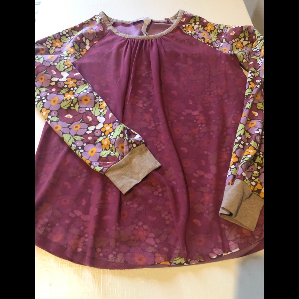 Matilda Jane long sleeve Tee with chiffon
